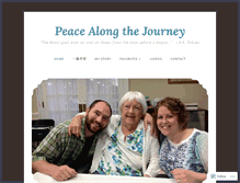 Tablet Screenshot of peacealongthejourney.com